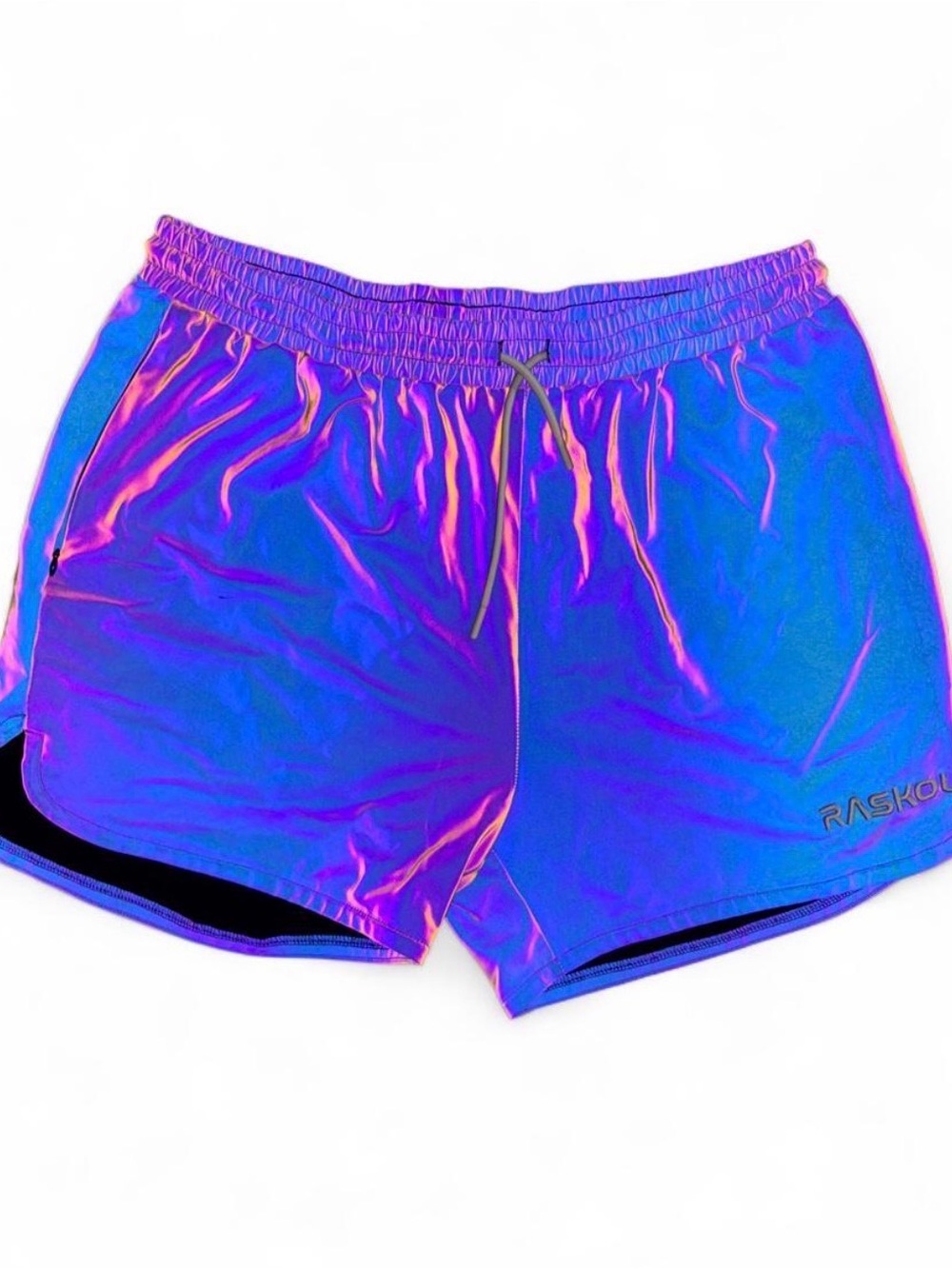 Holographic Reflective Running Shorts